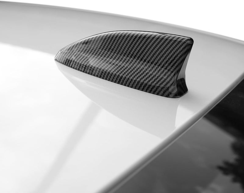 CKE Compatible with Honda Civic 2022-2026 for CRV HRV Accord 2023-2026 Accessories Car Shark Fin Antenna Topper Roof Aerial Cover Trim -Carbon Fiber Style - Image 4